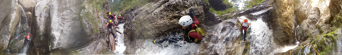 Canyoning Touren Info für Einsteiger und Experten